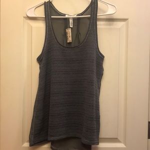 Sheer/knitted grey Aeropostale tank❤️